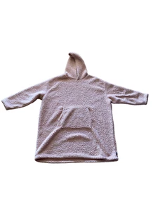 Pink Victoria Secrets Women's Peach Long Sleeve Fleece Pullover Hoodie - Picture 1 of 6