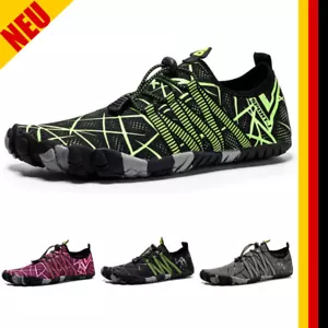 Wasserschuhe Strandschuhe Schnell trocknend Herren Damen Tauchschuhe Surfschuhe - Bild 1 von 39