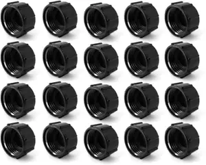 Confezione 20 Tappi Plastica Per Tubo Giardino Giardino Tubo Femmina Terminale Raccordo Tappo - Foto 1 di 12