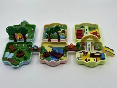 1997 TOMY Chibi Conjuntos Bosque Viridiano-Isla Espuma de Mar-Centro Pokémon Figuras CGSTJ Foto 1 de 4