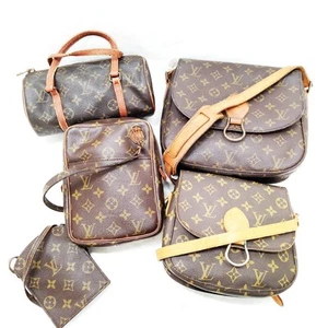Louis Vuitton Hand Bag Shoulder Bag 5 set Brown Monogram 1561526 - Picture 1 of 11