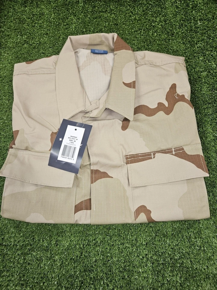 Propper BDU Coat 3-Color Desert Cotton Ripstop Size Small - Short - F545455273S1 - Image 1 of 1