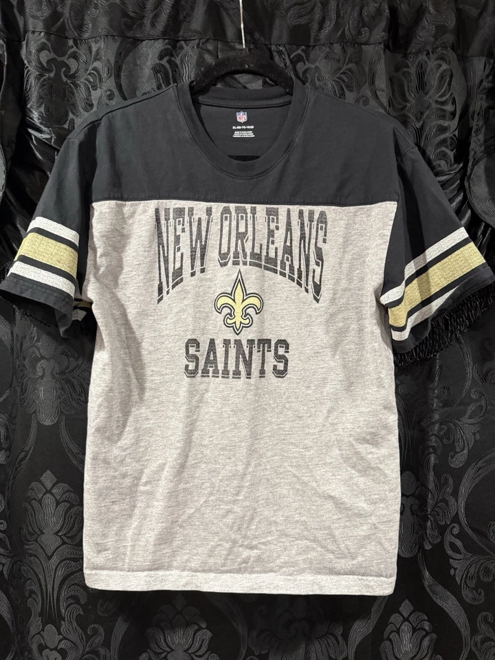 Camisa Jersey Masculina Vintage NFL New Orleans Saints Tamanho XL 18/20 - Imagem 1 de 1