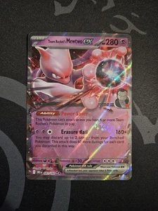 Team Rocket's Mewtwo ex 081/182 Sv10: Destined Rivals Holo NM - Picture 1 of 6