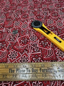 2018  BROTHER SISTER DESIGN STUDIO BANDANA COTTON FABRIC SOLD  BTHY - Picture 1 of 4