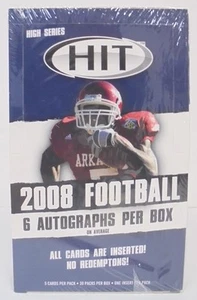2008 Sage Hit Football High Series Hobby Box - Picture 1 of 2