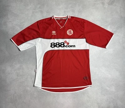 MIDDLESBROUGH 2005 2006 HOME FOOTBALL SHIRT SOCCER JERSEY ERREA sz 2XL MEN - Image 1 of 4