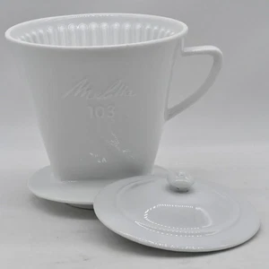 Vintage Melitta 103 Pour Over Coffee Filter Holder 3 Holes 1950's - Picture 1 of 12