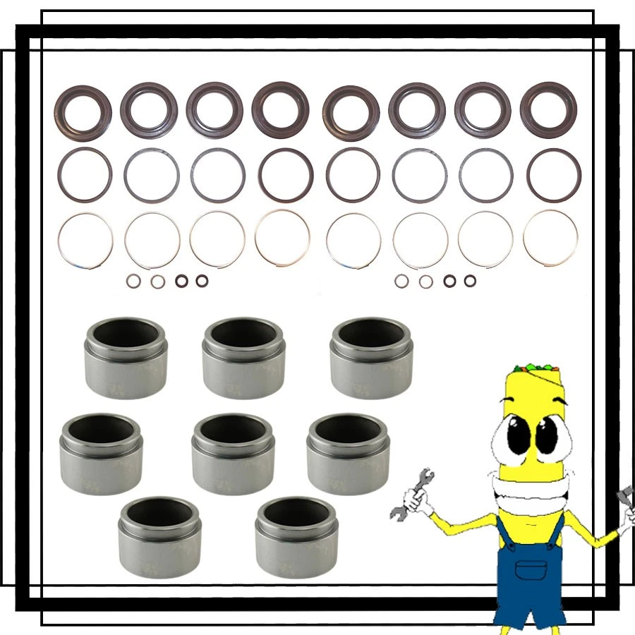 Front Brake Caliper Piston Rebuild Repair Kit for Toyota T100 1993-1998 4WD ONLY - Image 1 of 1