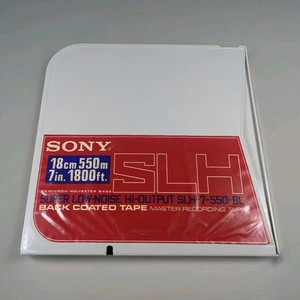 Sony SLH-7-550-BL 7" Reel to Reel Tape 555m unbenutzt Standard Hub 7 1/2IPS 1/4" - Bild 1 von 4