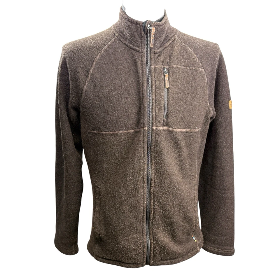 Smartwool Fleece Jacket Size S Brown Wool Blend Full Zip Outdoor Athletic Wear - Image 1 of 4