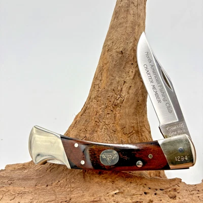 Club de Caza Norteamericano CAMILLUS EE. UU. Vintage Años 90 Edición Limitada Cuchillo Lockback Foto 1 de 4
