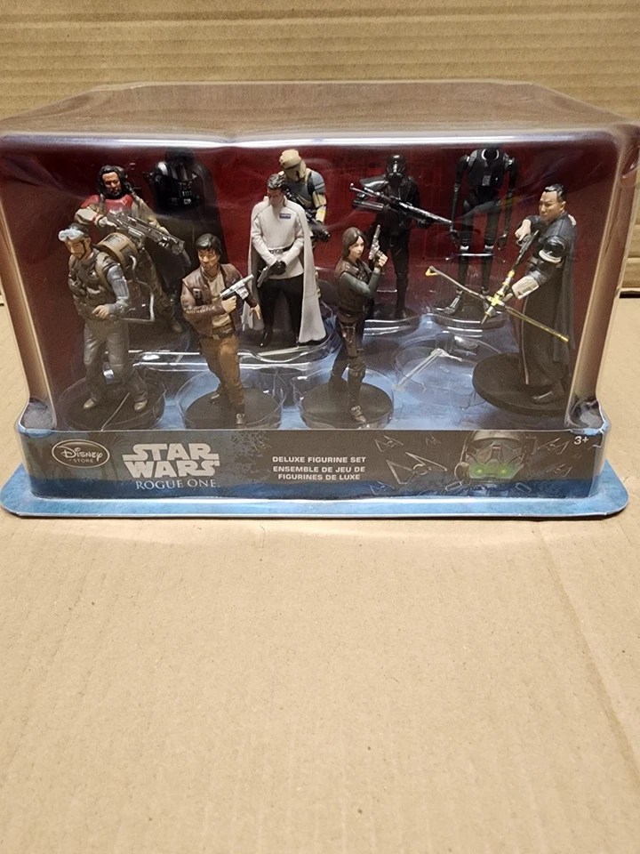 Disney Store Star Wars ROGUE ONE Deluxe фигурка полный набор из 10 новый в коробке - Изображение 1 из 1
