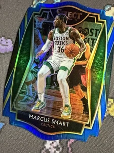 Marcus Smart 2020 NBA Panini Select Premier Blue Prizm Die-Cut /249 #111 - Picture 1 of 5