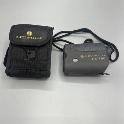 Leupold RX 750 True Ballistic Rangefinder with Black Case - 6x23 mm - Image 1 of 4