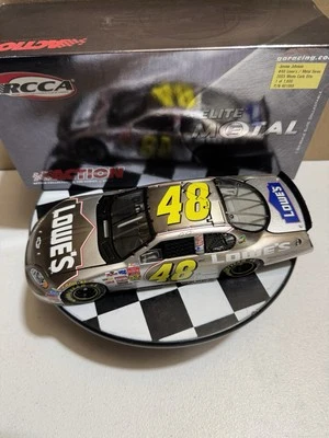 Jimmie Johnson ELITE #48 Lowe’s Metal Series 2003 1/24 Nascar Diecast - Image 1 of 4