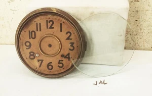 Vintage antike Seikosha Schulhaus Regulator Wanduhr Zifferblatt Zifferblatt Glas Lünette - Bild 1 von 22