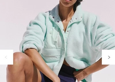 Chaqueta polar Free People Movement Hit Slopes L verde claro pistacho acogedor regalo Foto 1 de 4