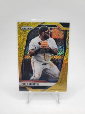 Panini Prizm #294 2025 - Pablo Sandoval - FOTL - Gold Shimmer - #'d 6/7 Foto 1 de 2