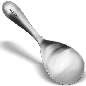 Thickened Rice Spoon Rice Cooking Spoon Rice Paddle Spoon, Non Stick 304 Stai... - Picture 1 of 8