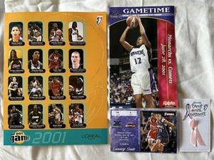 2001 GAMETIME OFFICIAL SACRAMENTO MONARCHS GAME PROGRAM + TICKET STUB VS. COMETS - Picture 1 of 12