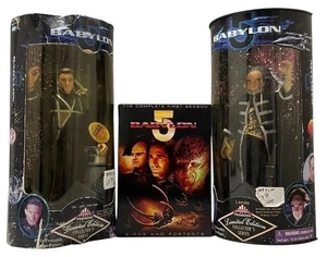 BABYLON 5 Capt. John Sheridan & Londo 12" Figures VTG & Season 1 DVD Box Set - Picture 1 of 20