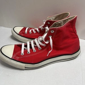 Converse Chuck Taylor All Star Mens Size 13 Red Canvas High Top Wo 15 Sneakers - Picture 1 of 10