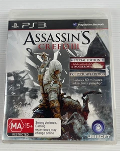 Assassins Creed 3  - Playstation 3 (PS3) Complete with Manual - Picture 1 of 5