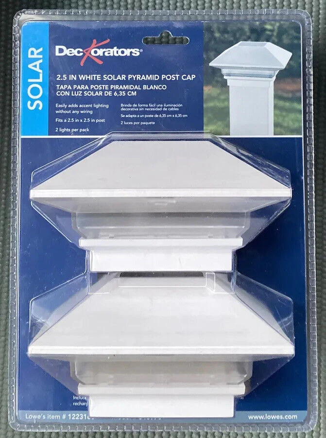 Deckorators 207882 Post Cap Light - White