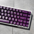 Purple / Green / White PBT Double Shot Keycaps Set fits MX Mechanical Keyboards