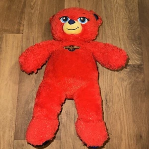Captain Marvel Build-A-Bear 16"" roter Plüschbär funkelnder Bär - Bild 1 von 6