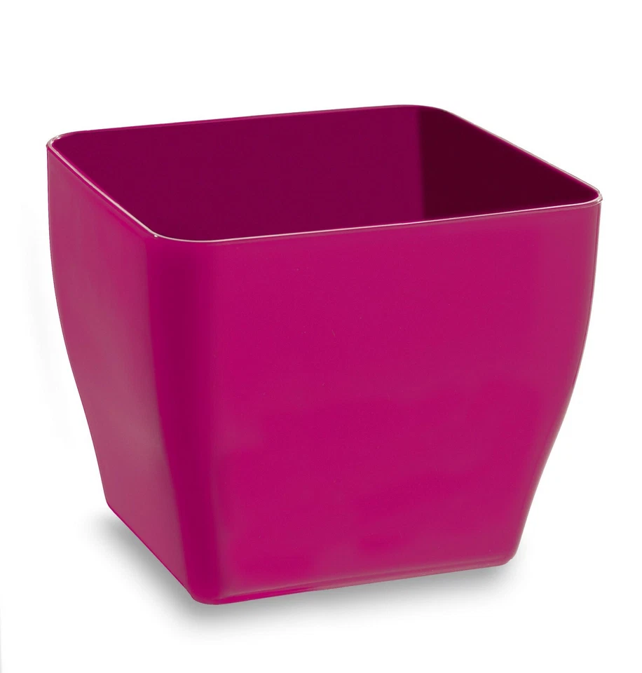 Vaso Living Quadrato Colore Indoor Vinaccio VECA Misura 21cm - Immagine 1 di 1