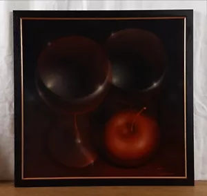 Original Ölgemälde,Stillleben,Apfel,Rahmengemälde,Künstler Bubenyuk - Bild 1 von 11