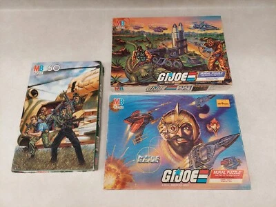 G.I. Joe Винтажная Головоломка Лот из 3 Croc Master Vs. Spearhead & Max Voltar 1988 - Изображение 1 из 4