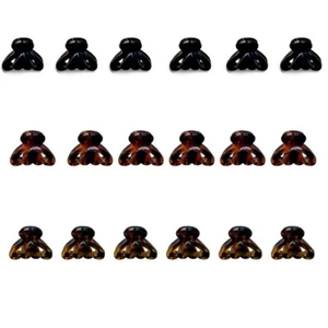 maleeha21 Small Hair Clips for Women, Set of 18 - Picture 1 of 2