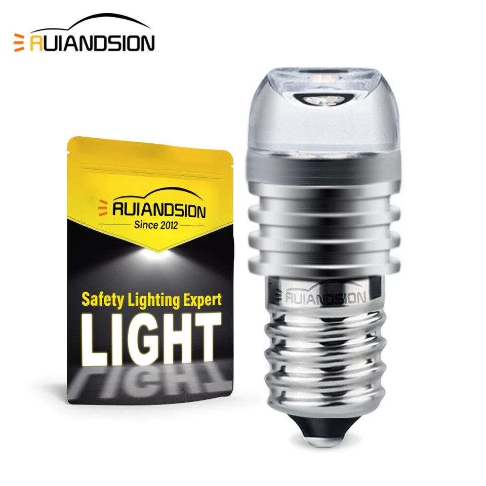 Ruiandsion Screw Base E14 LED Pendant Light Bulb Fan Lamp 12V 24V 4Color - Image 1 of 4