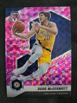NBA Doug McDermott SG Indiana Pacers 2020-2021 Panini Mosaic Pink Prizm #150 - Image 1 of 4