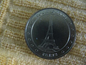2004 Paris Tour Eiffel Collection Nationale Medaille Officielle Münze 1-3/8" Durchmesser - Bild 1 von 3