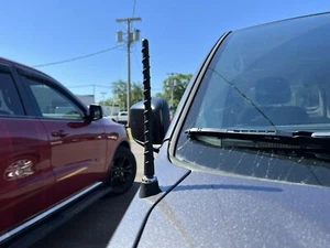 7" Short Black Rubber Spiral Antenna Mast Radio for DODGE GRAND CARAVAN 08-20 - Picture 1 of 12