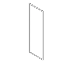 Whirlpool Refrigerator Door Gasket (Gray) W10912318 - Picture 1 of 1