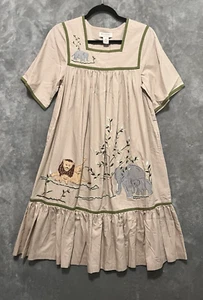 Vintage Bechamel Kleid Petite Medium House Mumu bestickt Landhaus Prärie Boho - Bild 1 von 8