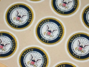 NAVY NFL MILITARY TRIBUTE LOGO Football Helmet Decals Qty (1) 3M 20MIL - Picture 1 of 1