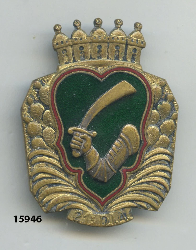 Insigne tirailleurs , 21  Div. d’Intervention AlgérIenne - Photo 1/1