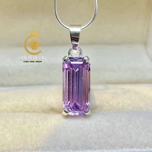 Natural Kunzite Pendant in Sterling Silver 925 – The Ideal Gift for Her - Picture 1 of 4