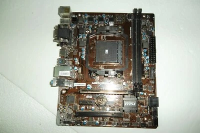 MSI A68HM Grenade Motherboard FM2+ USB 3.0 LAN SATA DDR3 HDMI DVI VGA RAID 10 - Image 1 of 4