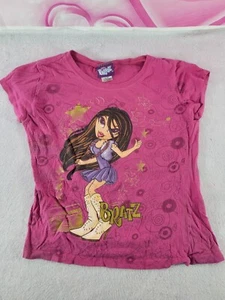 Bratz Pink Gold Size Large Kids 2000s Y2K Vintage T-Shirt - Picture 1 of 14