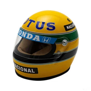 Casco 1:2 -- Temporada 1987 - Ayrton Senna -- Mini Casco Bell F1 - Imagen 1 de 4