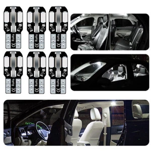 10x W5W T10 LED 5630 Car Interior Light Bulbs 12V 6000K White License Plate Lamp - Picture 1 of 14