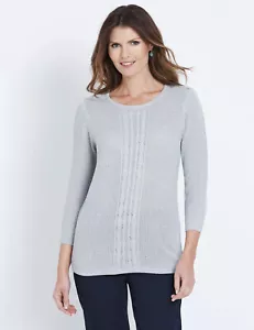 W.Lane Cable Front Pullover Top BNWT, RRP $89.99 - Bild 1 von 4