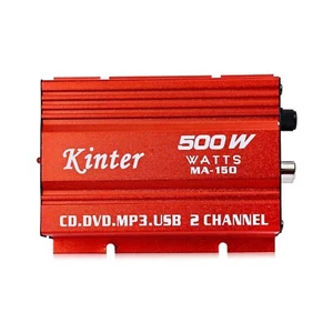 Amplificatore audio 12v usb casa auto barca 2 canali stereo 500w ma-150 - Foto 1 di 7